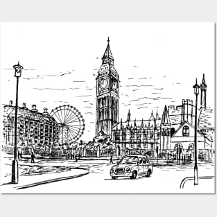 London Big Ben Posters and Art